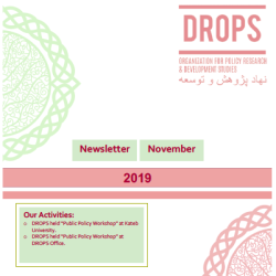 Issue 09. Afghan Peace Talks Newsletter November 2019
