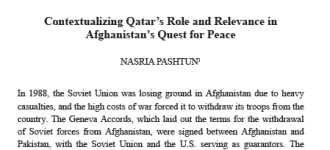 Contextualizing Qatar’s Role and Relevance in Afghanistan’s Quest for Peace