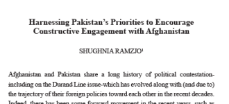 Harnessing Pakistan’s Priorities to Encourage Constructive Engagement with Afghanistan