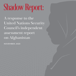 Shadow Report: A Response to the United Nations Security Council’s Independent Assessment Report on Afghanistan