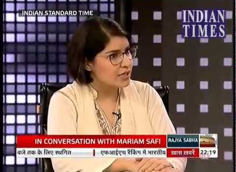 Mariam Safi on Indian Standard Time 2015