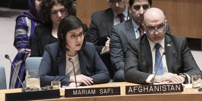 DROPS Director, Mariam Safi, brief to the UNSC on the Afghan Peace Process, 8 Mar 2018