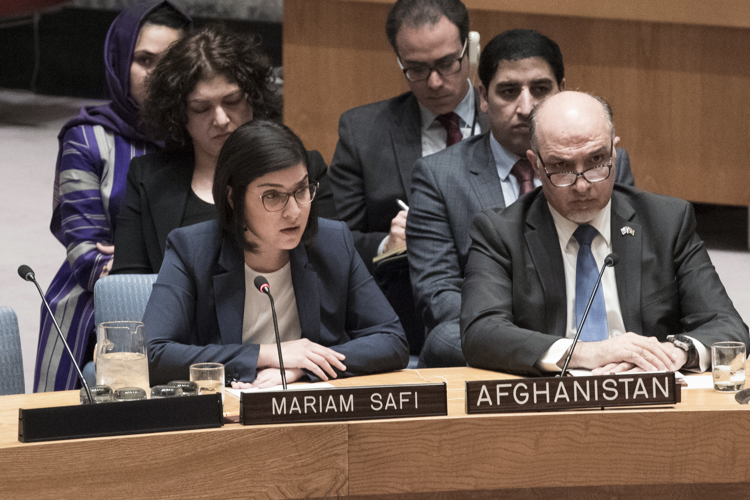DROPS Director, Mariam Safi, brief to the UNSC on the Afghan Peace Process, 8 Mar 2018