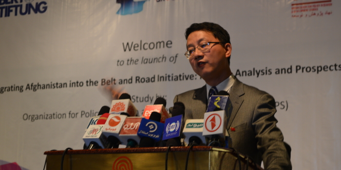 Keynote Address by China’s Ambassador to Afghanistan at BRI Study Launch