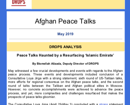 Issue 05. Afghan Peace Talks Newsletter May 2019