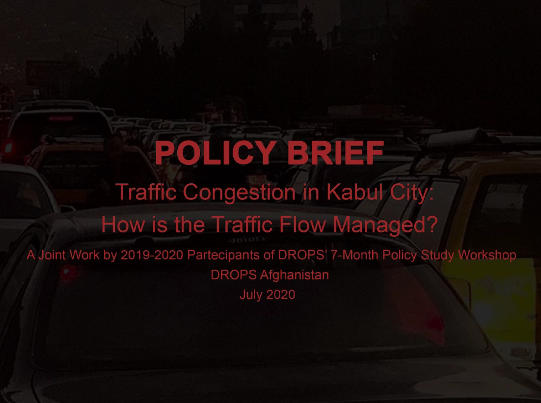 Traffic Congestion in Kabul City: How is the Traffic Flow Managed?